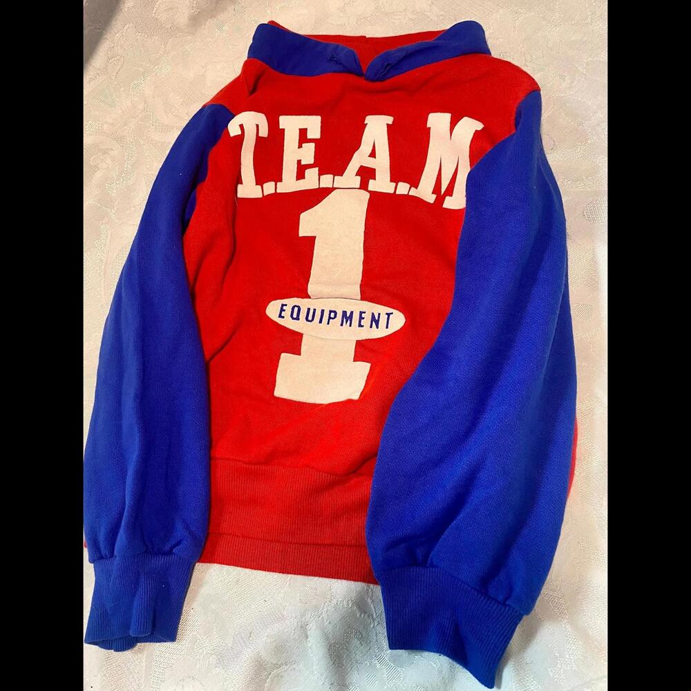 Vintage Team 1-Team Equipment Children's Sweatshirt- Size 5